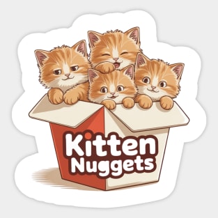 kitten-nuggets Sticker
